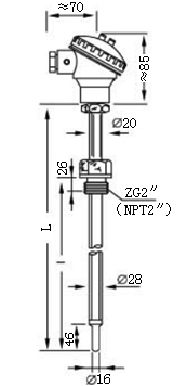 煙道、風(fēng)道熱電偶