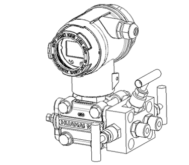 智能差壓變送器一體化三閥組連接